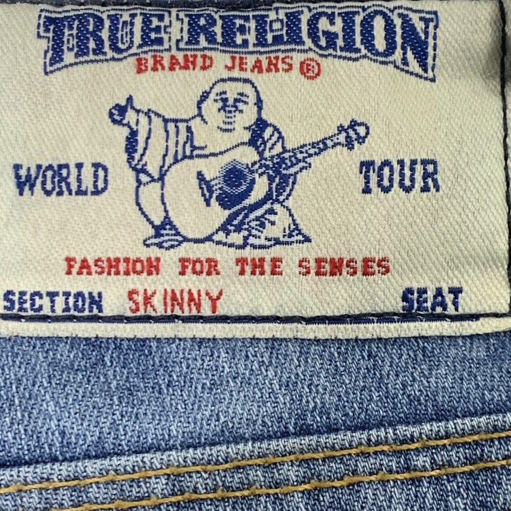 True Religion Skinny Jeans Light Wash Low Rise_5